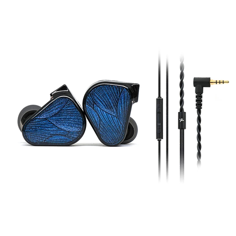 TRUTHEAR Zero:BLUE2 earphone Dual Dynamic Drivers lEMs with Detachable Cable in Ear Headphone  0.78mm 2pin 3.5mm plug