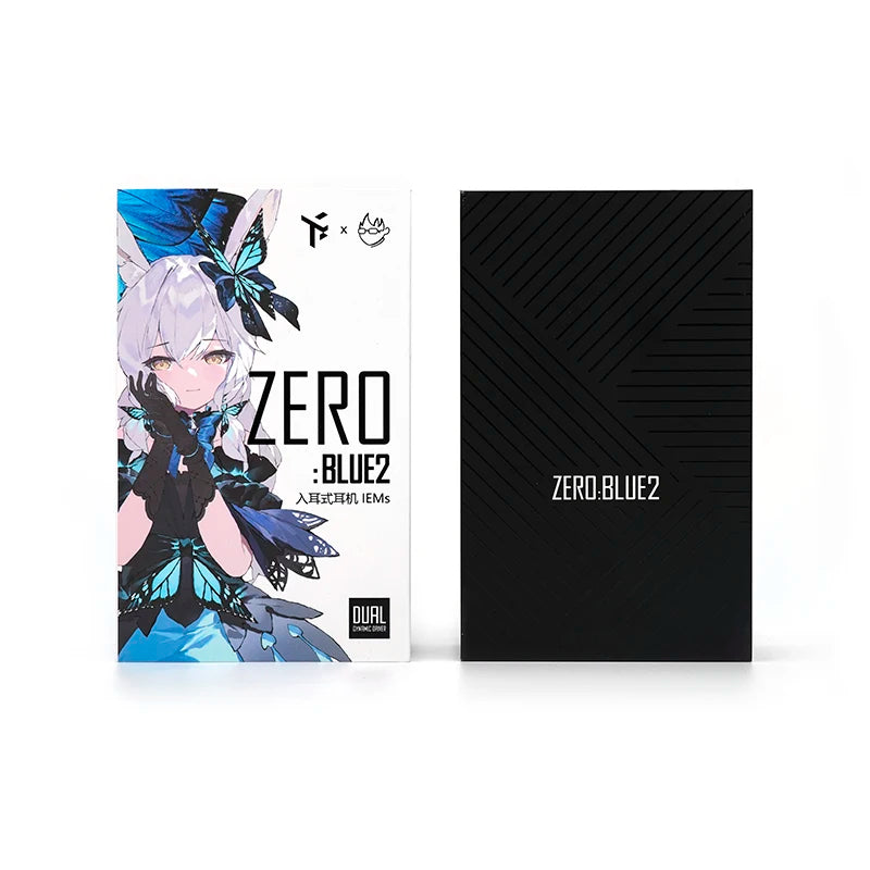 TRUTHEAR Zero:BLUE2 earphone Dual Dynamic Drivers lEMs with Detachable Cable in Ear Headphone  0.78mm 2pin 3.5mm plug