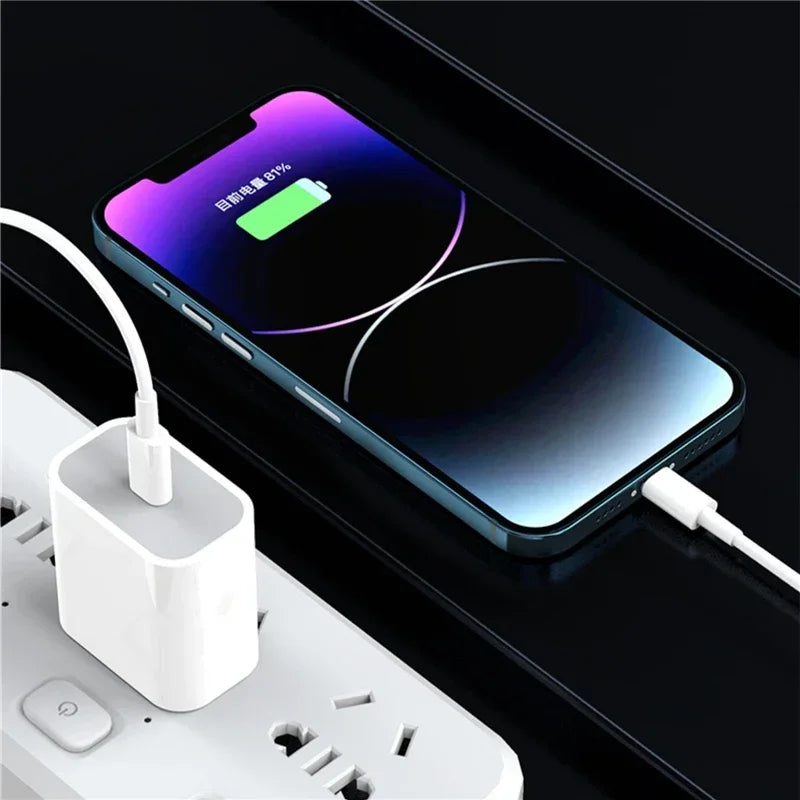 Fast Charger for iPhone 13 Pro 14 Plus 11 12 mini XS Max XR X iPad Air  Cable USB-C Power Adapter
